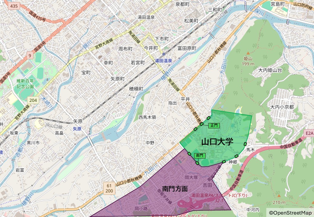 南門方向MAP