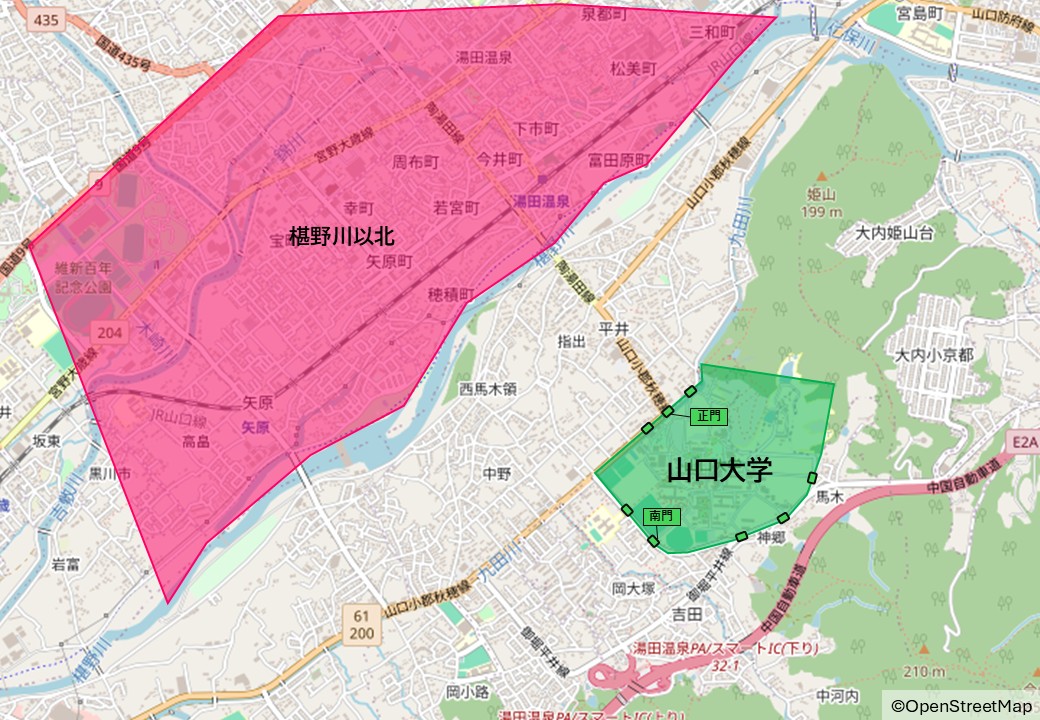椹野川以北MAP